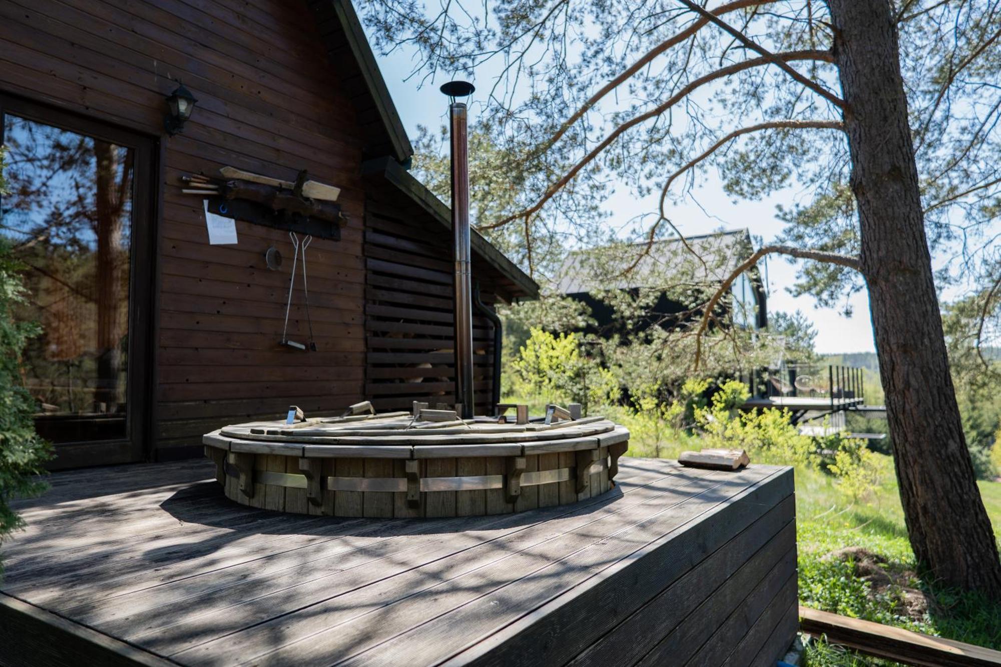 Dom Pod Klonem Na Kaszubach Vila Kościerzyna Exterior foto
